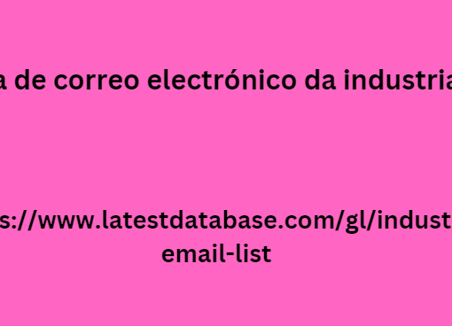 Lista de correo electrónico da industria