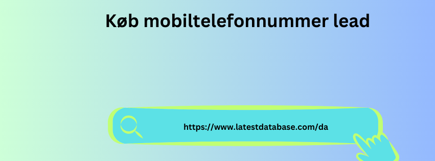 Køb mobiltelefonnummer lead