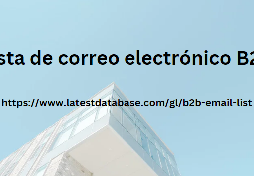 Lista de correo electrónico B2B