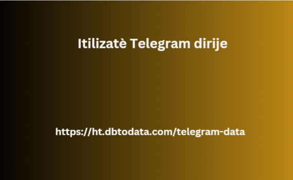 Itilizatè Telegram dirije