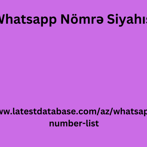 Whatsapp Nömrə Siyahısı