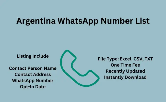 Argentina whatsapp number list