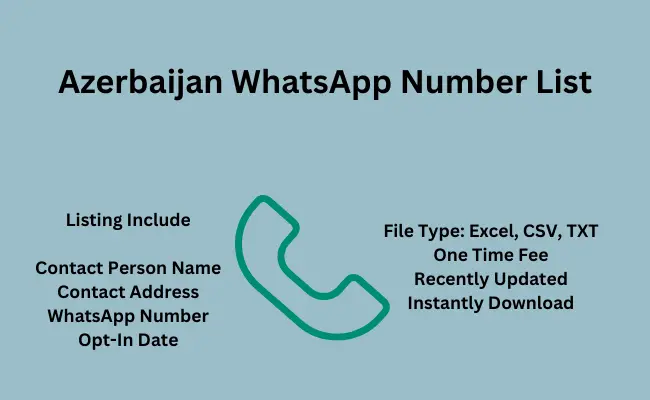 Azerbaijan whatsapp number list