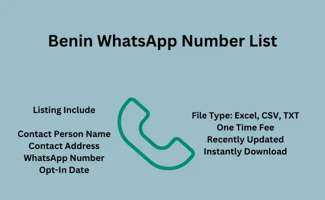 Benin whatsapp number list