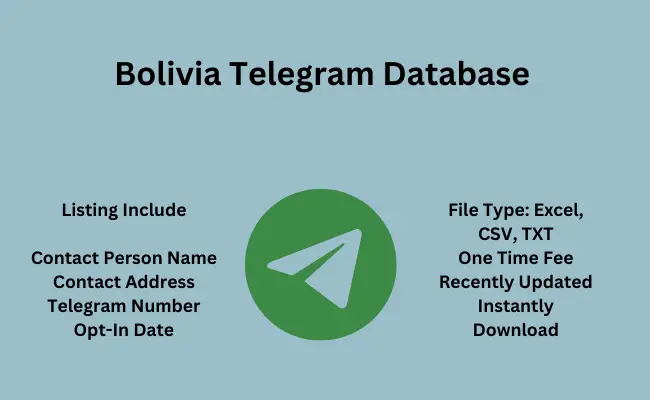 Bolivia telegram database