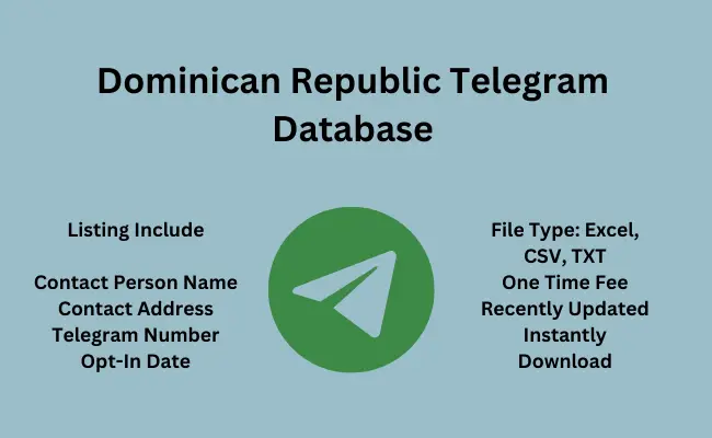 Dominican Republic telegram database