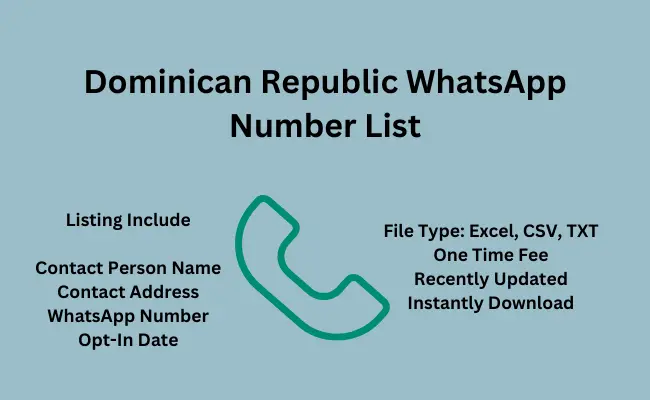 Dominican Republic whatsapp number list
