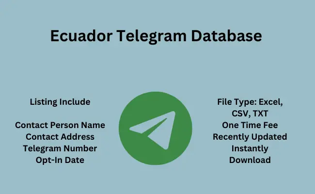 Ecuador telegram database