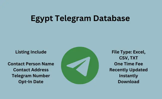 Egypt telegram database