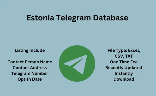 Estonia telegram database