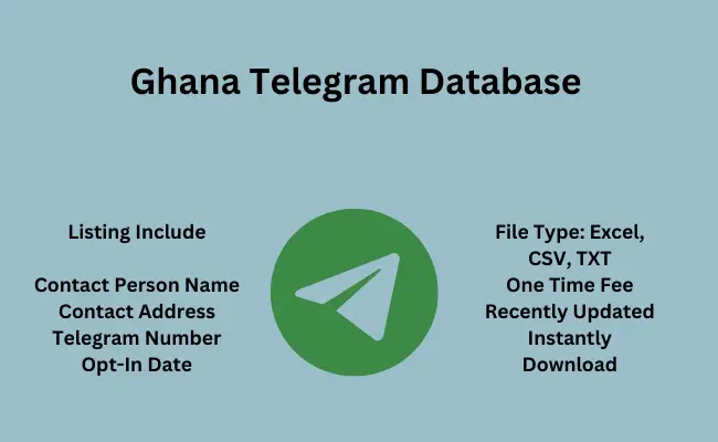 Ghana telegram database