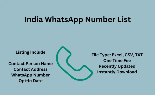 India whatsapp number list