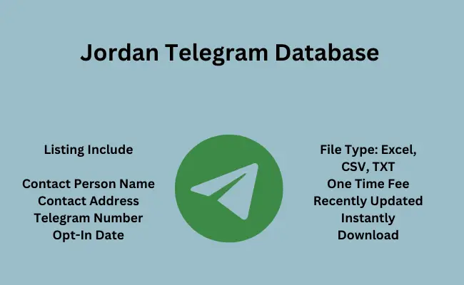 Jordan telegram database