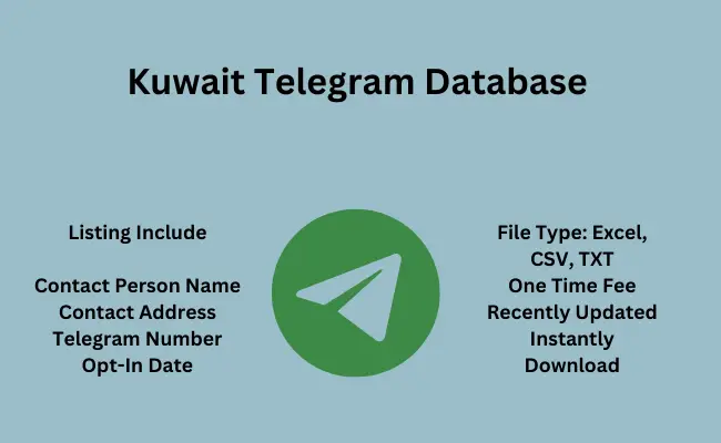 Kuwait telegram database