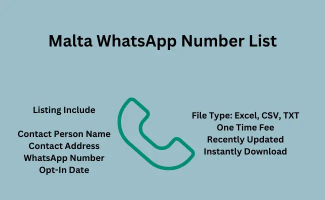 Malta whatsapp number list