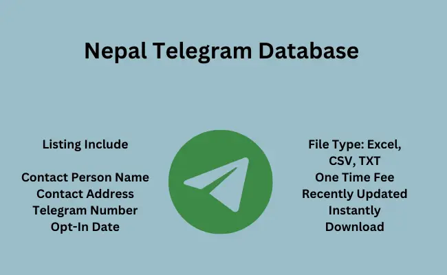 Nepal telegram database