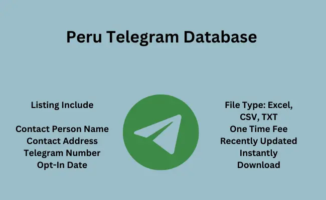 Peru telegram database