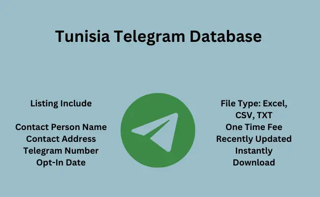 Tunisia telegram database